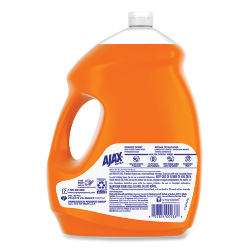 Image of Ajax® Dish Detergent, Orange Scent, 145 Oz Bottle, 4/Carton