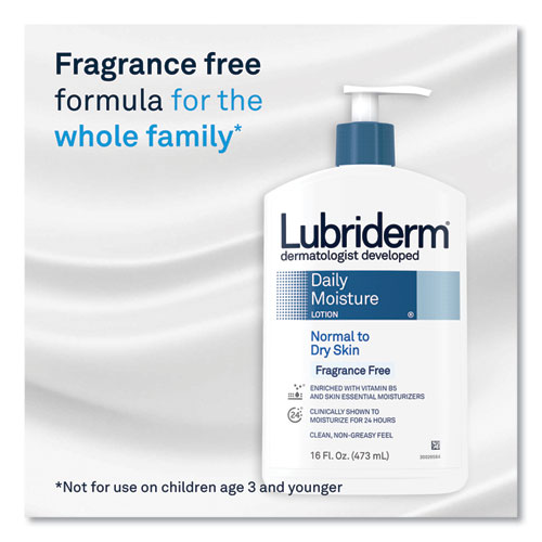 Image of Lubriderm® Skin Therapy Hand And Body Lotion, 16 Oz Pump Bottle, 12/Carton