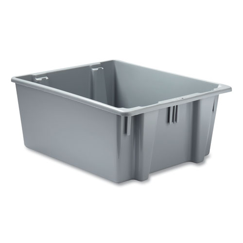 Image of Rubbermaid® Commercial Palletote Box, 19 Gal, 23.5" X 19.5" X 10", Gray