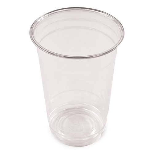 Boardwalk® Clear Plastic PET Cups, 10 oz, 50/Pack