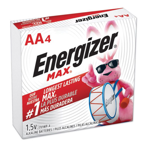Energizer® Max Aa Alkaline Batteries 1.5 V, 4/Pack