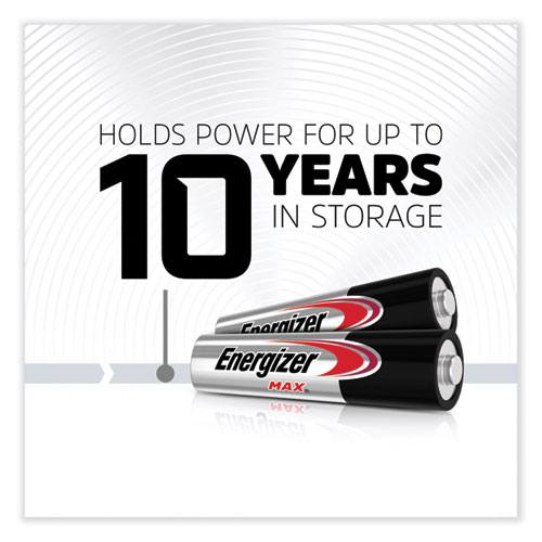 Image of Energizer® Max Aaa Alkaline Batteries, 1.5 V, 4/Pack, 6 Packs/Box