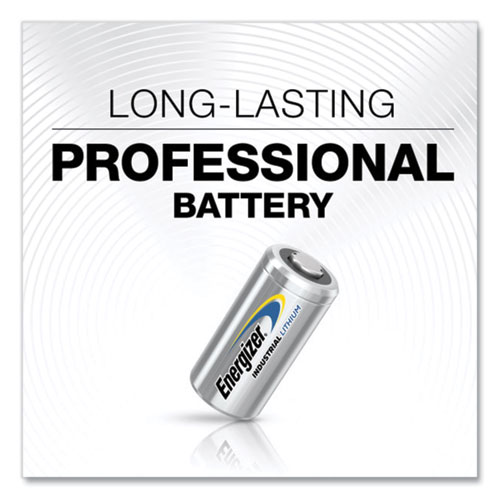 Industrial Lithium CR123 Photo Battery, 3 V, 12/Pack