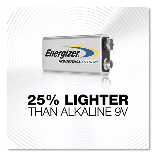 Image of Energizer® Industrial Lithium 9V Battery, 9 V, 12/Box