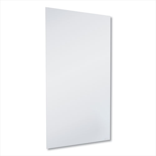 InvisaMount Vertical Magnetic Glass Dry-Erase Boards, 42 x 74, White Surface