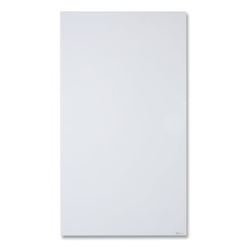 Quartet® Invisamount Vertical Magnetic Glass Dry-Erase Boards, 48 X 85, White Surface