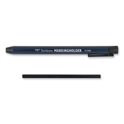 Mechanical Wax-Based Marking Pencil Refills. 4.4 mm, Black, 10/Box