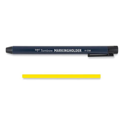 Image of Tombow® Mechanical Wax-Based Marking Pencil Refills. 4.4 Mm, Yellow, 10/Box