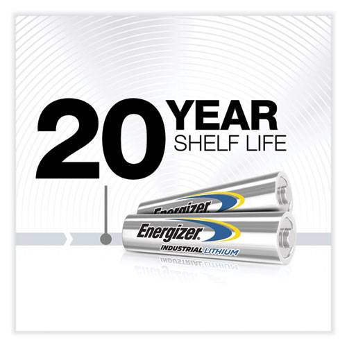 Image of Energizer® Industrial Lithium Aaa Battery, 1.5 V, 4/Pack