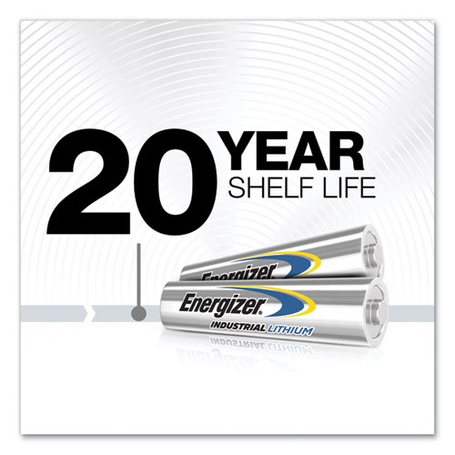 Image of Energizer® Industrial Lithium Aaa Battery, 1.5 V, 4/Pack, 6 Packs/Box