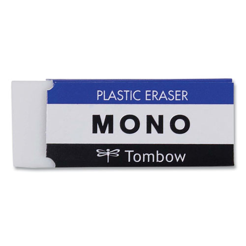 Tombow® Mono® Eraser, For Pencil Marks, Rectangular Block, Small, White