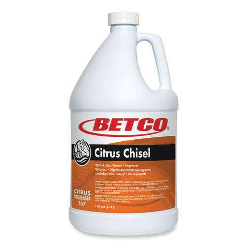 Betco® Citrus Chisel, Citrus Scent, 1 gal Bottle, 4/Carton