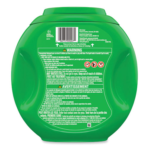 Image of Gain® Flings Detergent Pods, Original, 76 Pods/Tub, 4 Tubs/Carton