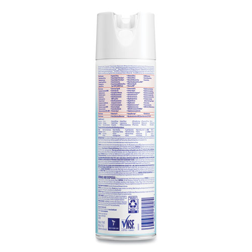 Disinfectant Spray, Crisp Linen, 19 oz Aerosol Spray, 12/Carton