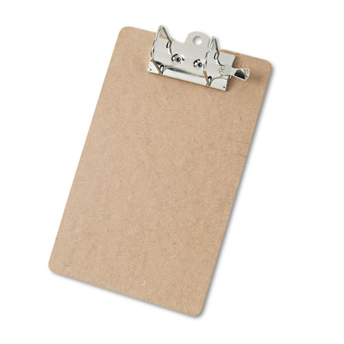 Recycled Hardboard Archboard Clipboard, 2" Clip Cap, 8 1/2 x 12 Sheets, Brown | by Plexsupply