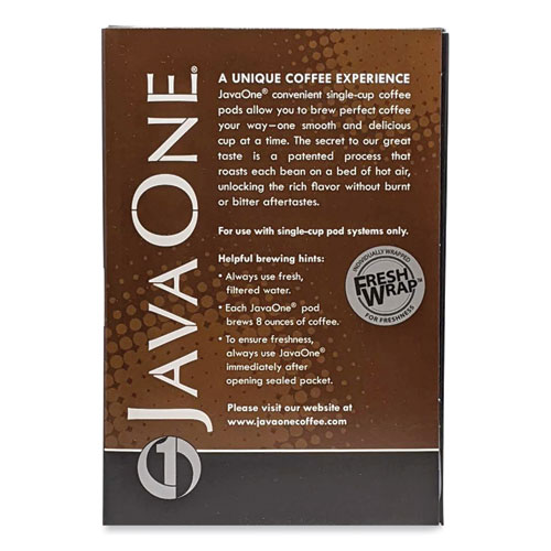 Image of Java One® Coffee Pods, French Roast, Single Cup, 14/Box