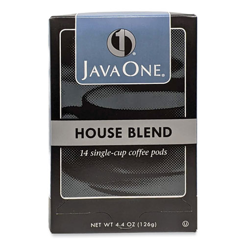 Image of Java One® Coffee Pods, House Blend, Single Cup, 14/Box