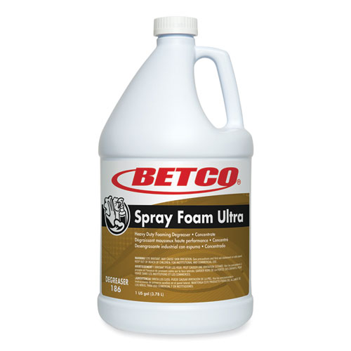 Betco® Spray Foam Ultra Degreaser, 1 gal oz Bottle, 4/Carton