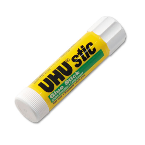 Image of Stic Permanent Glue Stick, 0.29 oz, Dries Clear