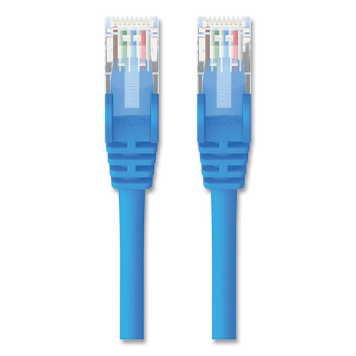 Image of Belkin® Cat5E Snagless Patch Cable, 3 Ft, Blue