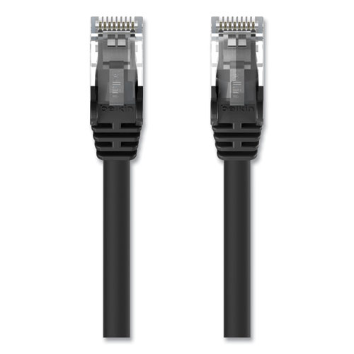 High Performance CAT6 UTP Patch Cable, 3 ft, Black