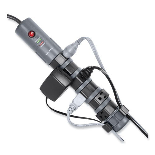 Image of Belkin® Pivot Plug Surge Protector, 8 Ac Outlets, 6 Ft Cord, 1,800 J, Black