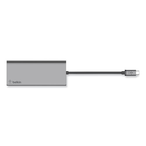 USB-C Multimedia Hub, 6 Ports, Space Gray