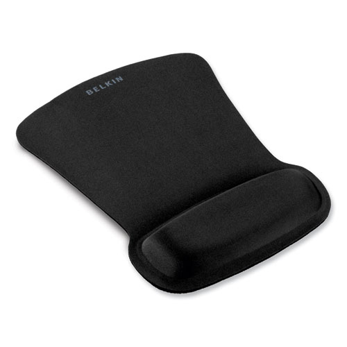 Belkin® Waverest Gel Mouse Pad With Wrist Rest, 9.3 X 11.9, Black