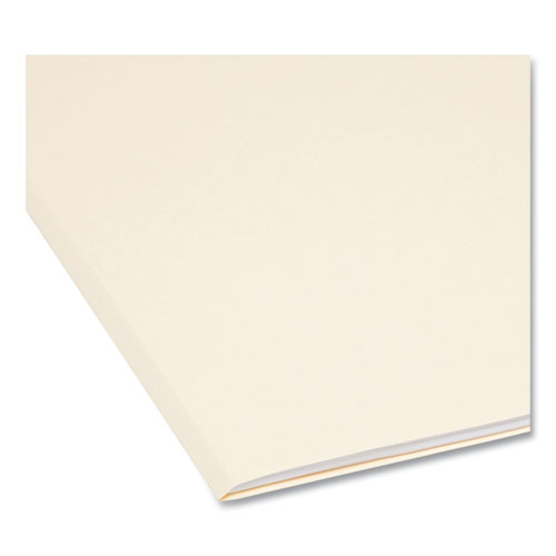 Image of Smead™ Manila File Folders, 1/3-Cut Tabs: Left Position, Letter Size, 0.75" Expansion, Manila, 100/Box