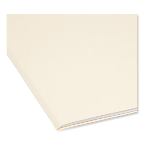 SuperTab Top Tab File Folders, 1/3-Cut Tabs: Assorted, Letter Size, 0.75" Expansion, 14-pt Manila, 50/Box