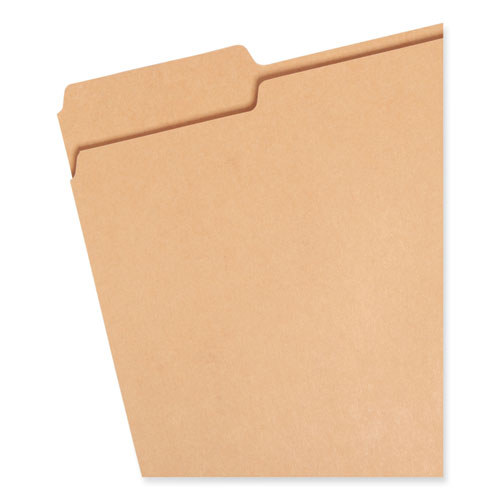 Image of Smead™ Colored File Folders, 1/3-Cut Tabs: Assorted, Letter Size, 0.75" Expansion, Assorted Colors, 100/Box