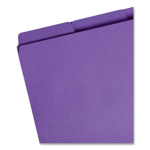 Image of Smead™ Supertab Organizer Folder, 1/3-Cut Tabs: Assorted, Letter Size, 0.75" Expansion, Assorted Colors, 3/Pack