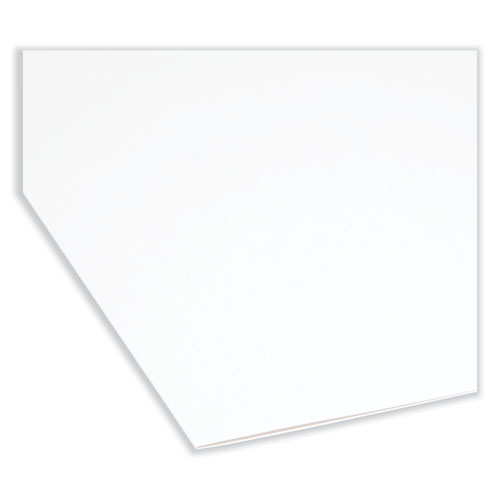Image of Smead™ Reinforced Top Tab Colored File Folders, 1/3-Cut Tabs: Assorted, Letter Size, 0.75" Expansion, White, 100/Box