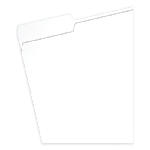 Image of Smead™ Colored File Folders, 1/3-Cut Tabs: Assorted, Letter Size, 0.75" Expansion, White, 100/Box