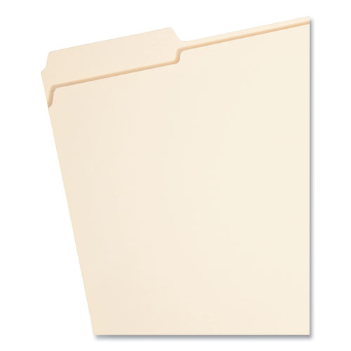 Image of Smead™ Top Tab Manila Expansion Fastener Folders, 1.5" Expansion, 2 Fasteners, Letter Size, Manila Exterior, 50/Box