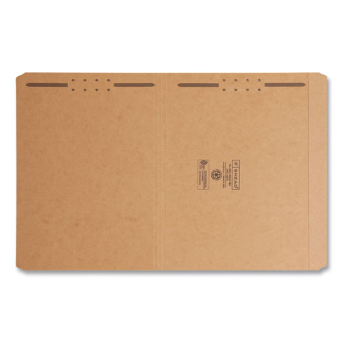 Image of Smead™ Kraft Fastener Folders, 0.75" Expansion, 2 Fasteners, Letter Size, Kraft Exterior, 50/Box