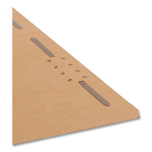 Image of Smead™ Kraft Fastener Folders, 0.75" Expansion, 2 Fasteners, Letter Size, Kraft Exterior, 50/Box
