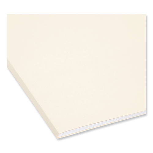 Image of Smead™ Interior File Folders, 1/3-Cut Tabs: Assorted, Legal Size, 0.75" Expansion, Manila, 100/Box