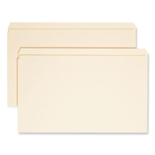Image of Smead™ Manila File Folders, Straight Tabs, Legal Size, 0.75" Expansion, Manila, 100/Box