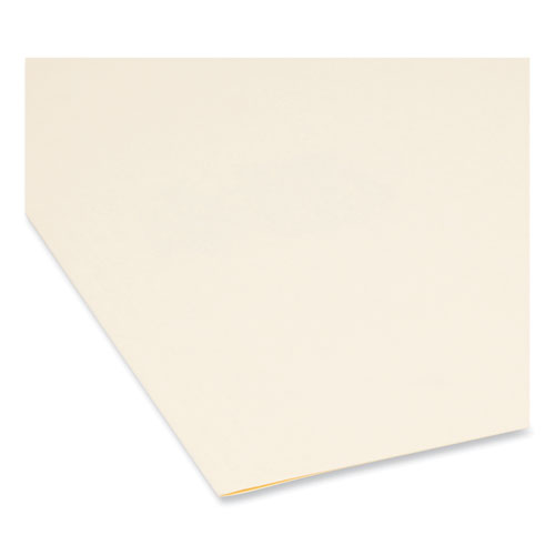Image of Smead™ Manila File Folders, 1/3-Cut Tabs: Right Position, Legal Size, 0.75" Expansion, Manila, 100/Box