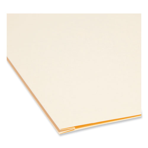 Image of Smead™ Expandable Heavyweight File Folders, 1/3-Cut Tabs: Assorted, Legal Size, 1.5" Expansion, Manila, 50/Box