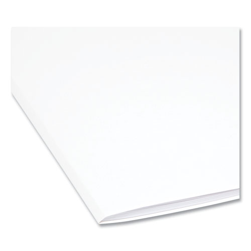 Reinforced Top Tab Colored File Folders, 1/3-Cut Tabs: Assorted, Legal Size, 0.75" Expansion, White, 100/Box