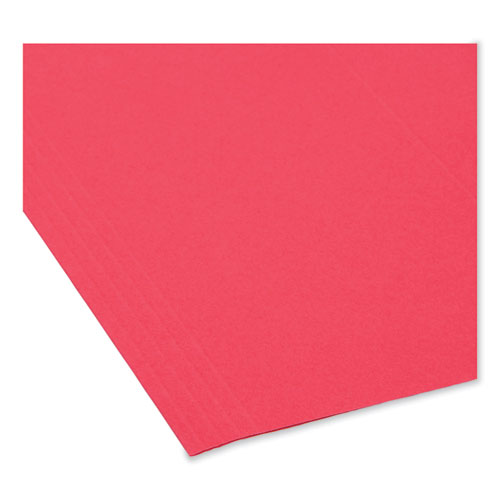 TUFF Hanging Folders with Easy Slide Tab, Letter Size, 1/3-Cut Tabs, Assorted Colors, 15/Box