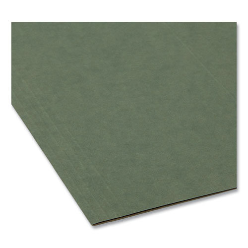 Image of Smead™ Hanging Folders, Letter Size, 1/5-Cut Tabs, Standard Green, 25/Box