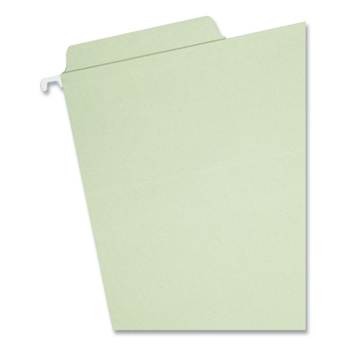 FasTab Hanging Folders, Letter Size, 1/3-Cut Tabs, Moss, 20/Box