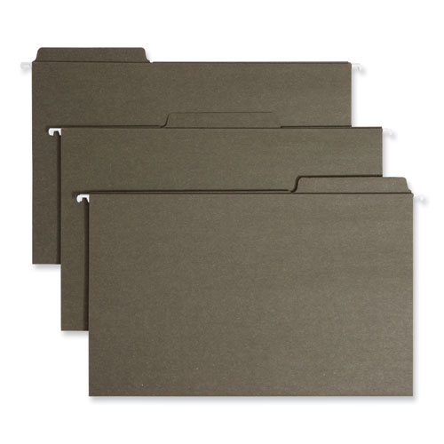 Smead™ FasTab Hanging Folders, Legal Size, 1/3-Cut Tabs, Assorted Colors, 18/Box