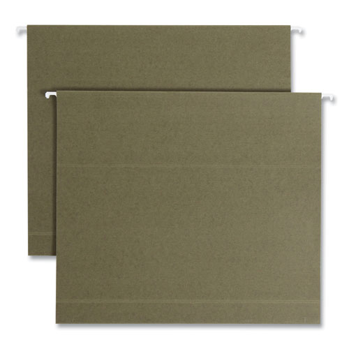 Image of Smead™ Box Bottom Hanging File Folders, 2" Capacity, Letter Size, Standard Green, 25/Box