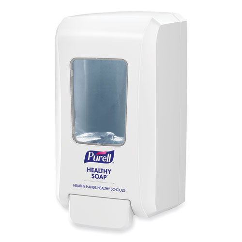 FMX-20 Soap Push-Style Dispenser, 2,000 mL, 4.68 x 6.5 x 11.66, For K-12 Schools, White