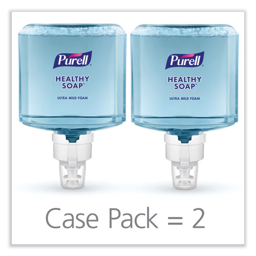 Image of Purell® Healthcare Healthy Soap Ultra Mild Foam Refill For Es8 Dispensers, Clean, 1,200 Ml, 2/Carton