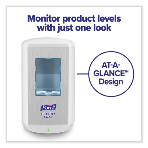 Image of Purell® Cs8 Soap Dispenser, 1,200 Ml, 5.79 X 3.93 X 10.31, White